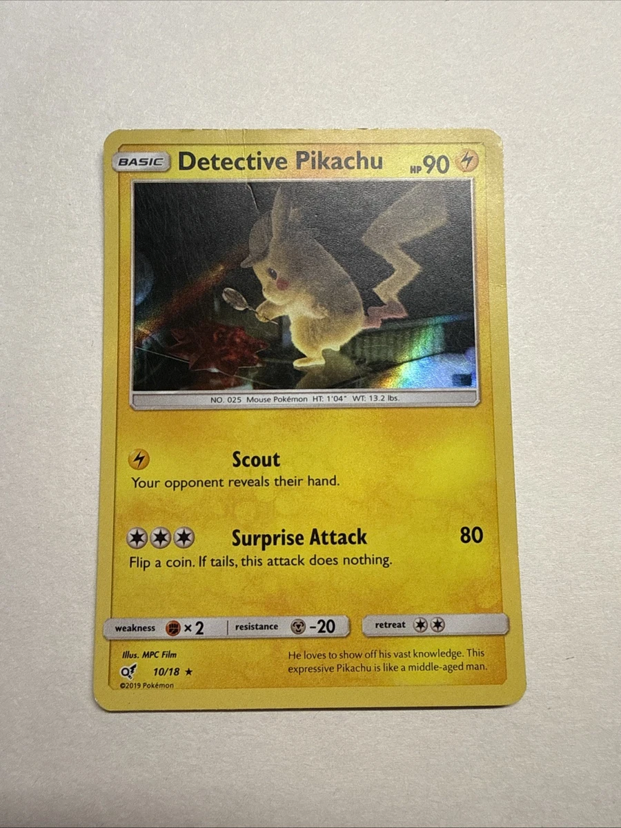 detective pikachu pokemon card cgc 10 NEW IN Pokmon - Check this out - WITH GREY FELT HAT SVP 085 2023 X VAN GOGH - ENG PRISTINE Weakness / Resistance / Retreat Cost Detective Pikachu (Stamped) (SM190) -