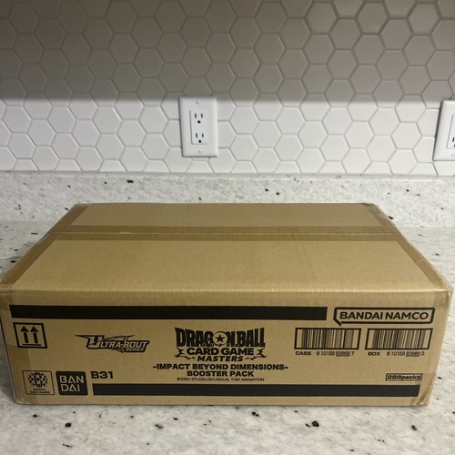 DRAGON BALL SUPER MASTERS Impact Beyond Dimensions Case Factory Sealed