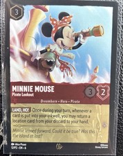 Minnie Mouse - Pirate Lookout 12 Disney Lorcana Promo Cards Cold Foil