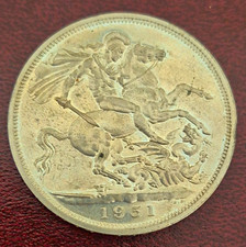 1951 George VI Crown Five Shillings Coin in Festival of Britain Case