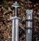 Custom Handmade Northmen Damascus Steel Viking Sword |Custom Cosplay Prop VBS-01 — photo 1