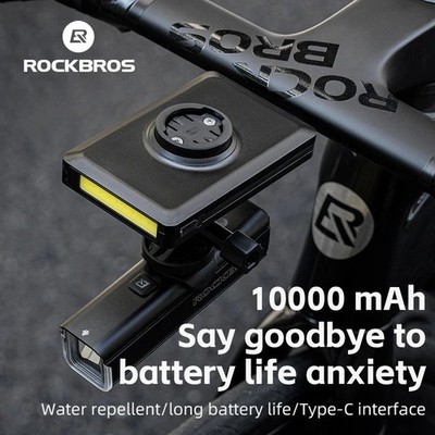 Fahrrad Powerbank Licht 5000Mah 10000Mah Typ-C Lightning Micro Fahrradlampe für