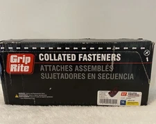 GRIP RITE 1-1/4” Inch Straight 16 Gauge Collated Finish Nails 5- 1000 packs