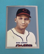 2001 Bowman Chrome Rookie Reprint #6 Bob Lemon Cleve Indians BASEBALL Card 3G. rookie card picture