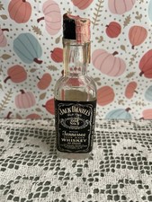 Jack Daniels 1981 Mini Empty Bottle 50ml Airplane Bottle Glass