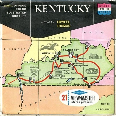 view master Kentucky The Bluegrass State A 845