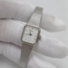 Vintage Timex Women's Quartz Analog Wristwatch Silver Tone New Battery Working