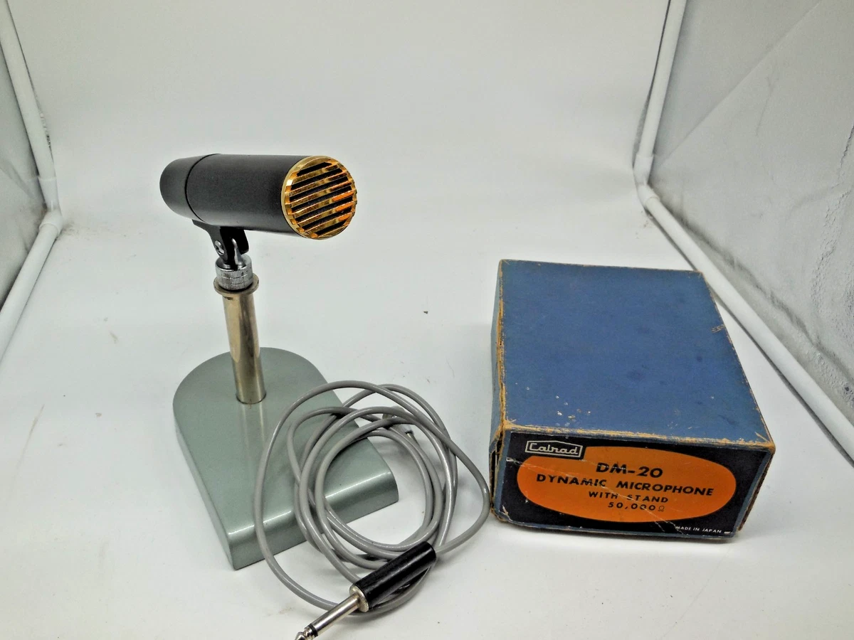 Calrad DM-17ダイナミックマイクロフォン　日本製ヴィンテージ　２台 Microfiles: The Calrad DM-17 Classic Vintage 1960s Microphone