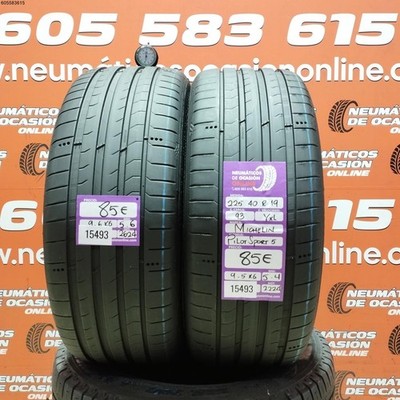2x 225 40 R19 93Y XL Michelin Pilot Sport 5 5.4/5.6MM REF.15493