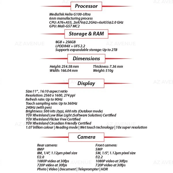 Xiaomi Redmi Pad 2 8GB+256GB PURPLE Wi-Fi Ver. Octa Core Android PC Tablet (New) - Bild 3 von 4
