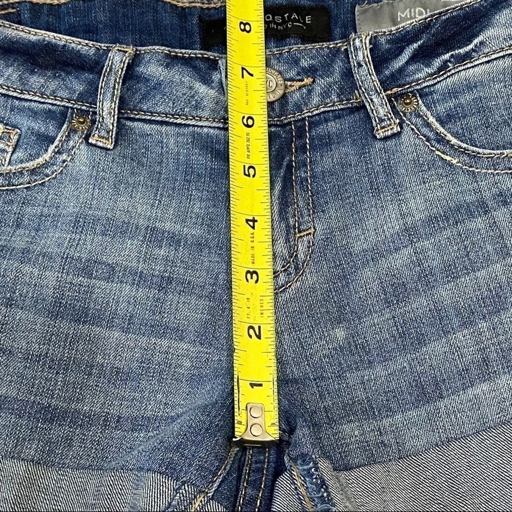 AEROPOSTALE - STYLE 19 B177 6K - THE MIDI - SIZE 4 - MEDIUM WASH - MIDRISE - B2