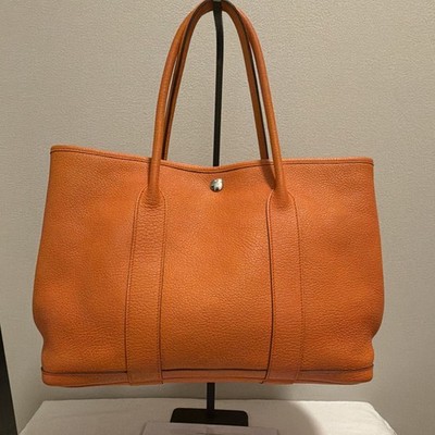 Hermès Garden Party Tote, size 36, classic orange color