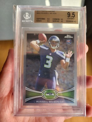 2012 Topps Chrome Rookie Russell Wilson Bgs 9.5 Gem Mint Seahawks