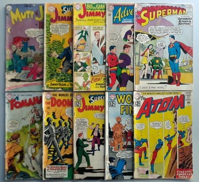 Superman 141, Adventure 320, The Atom 4 Doom Patrol 87 Etc Lot Of 10 DC Comics 