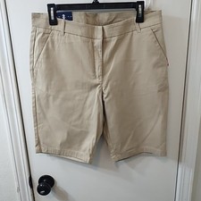 Izod Junior Girls Schoolwear Uniform Khaki Shorts NWT Size 15