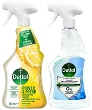 DETTOL Set Multifunktionales Oberflächenspray Power & Fresh Limette und Zitrone