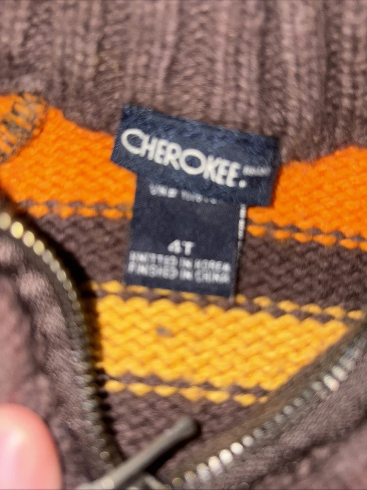 Cherokee Boys Vintage Stripped Long Sleeve Shirt Size 4T - Image 3 of 3