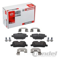 Ferodo ECO-FRICTION BremsbelÄGe Hinten Passend FüR BMW 3 4 | FDB5278