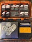 Lot Of Ten 1/10oz .999 Silver Rounds.  1oz Total.  Actual Coins In Pics