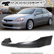 For 03-05 Honda Accord Sedan Hfp Style Front Bumper Lip Spoiler Unpainted Pu For 03-05 Honda Accord Sedan Hfp Style Front Bumper Lip Spoiler Unpainted Pu