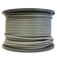 STEREO balanced shielded TRS XLR AUDIO MIC CABLE Raw Bulk  wire 500 ft reel GRAY