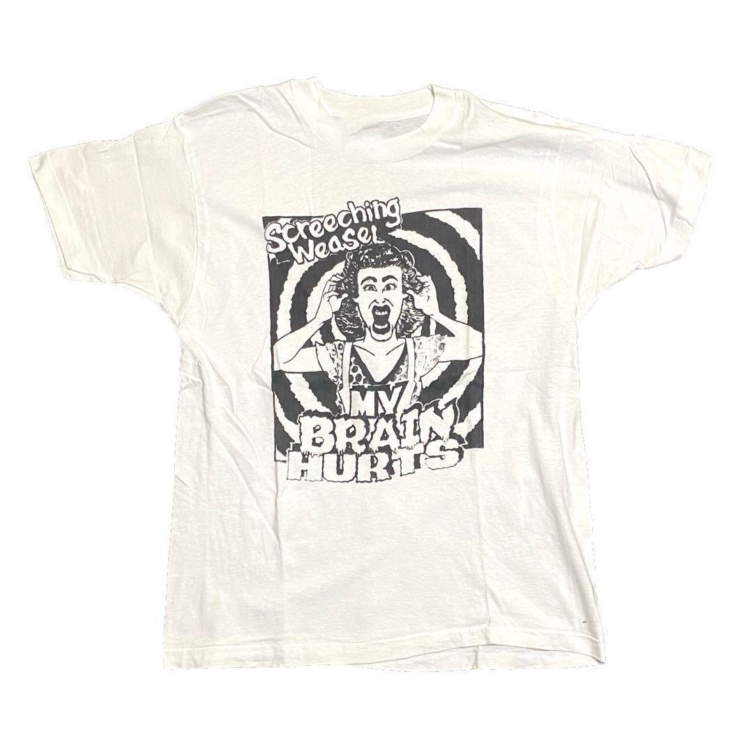 90s Screeching Weasel Band T-shirt Concert White All Size Gift