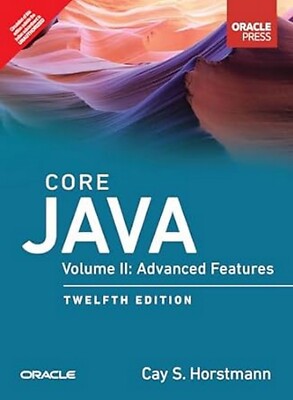 Core Java - Vol 2 by  Cay S. Horstmann  12th  ed 9788119847433