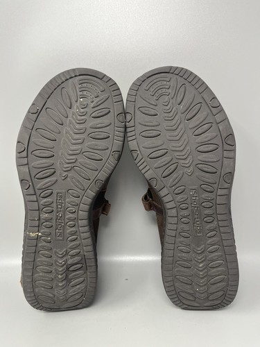 Zapatos Skechers Shape-Ups para mujer Mary Jane plataforma de cuero marrón talla 9 - Imagen 5 de 12