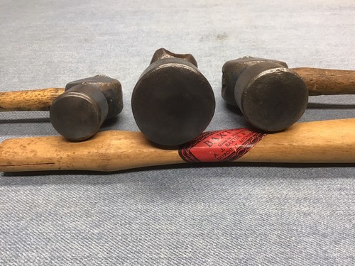 Vintage Ball Peen Hammers Set of 3 BP-16 BP-32 & P 40 oz Herbrand 🇺🇸 L👀K ! - Picture 14 of 19