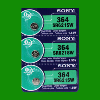 Compatibile Seiko Batterie Per Orologio SR621SW (364) - Set Di 2 - Foto 8