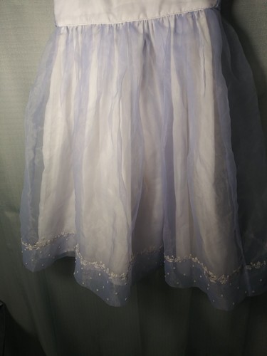Strasburg Dress Girls 7 Purple Lavender Chiffon Princess Wedding Pageant - Picture 4 of 11