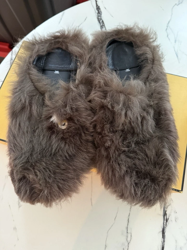 Zapatillas/mocasines Fendi de piel real  Foto 2 de 4