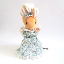 Eden Toys Beatrix Potter Plush Lady Mouse Stuffed Animal 10" Tall Vintage 1970s