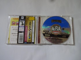 Sega Rally Championship Sega Saturn SS 1995 Racing Game w/Obi Hagaki From Japan