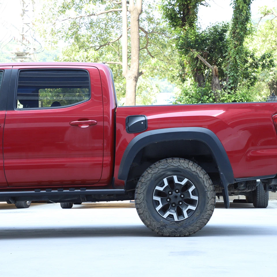 Tampa de tanque de combustível de alumínio tampa de substituição de porta de bloqueio compatível com Toyota Tacoma 2016-2023 - Imagem 4 de 4