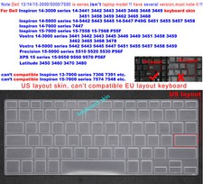 Keyboard Skin Cover for Dell Vostro 14 3446 3449 3458 3459 3462 3465 3468 3478