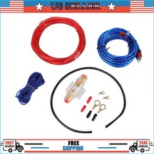 1500W 8 Gauge Car Audio Kit Cable Amp Amplifier Install RCA Subwoofer Sub Wiring
