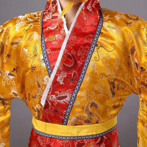 Hombre Chino Han Ropa Emperador Hanfu Príncipe Show Juegos con disfraces Traje Bata Disfraz Nuevo Foto 3 de 4