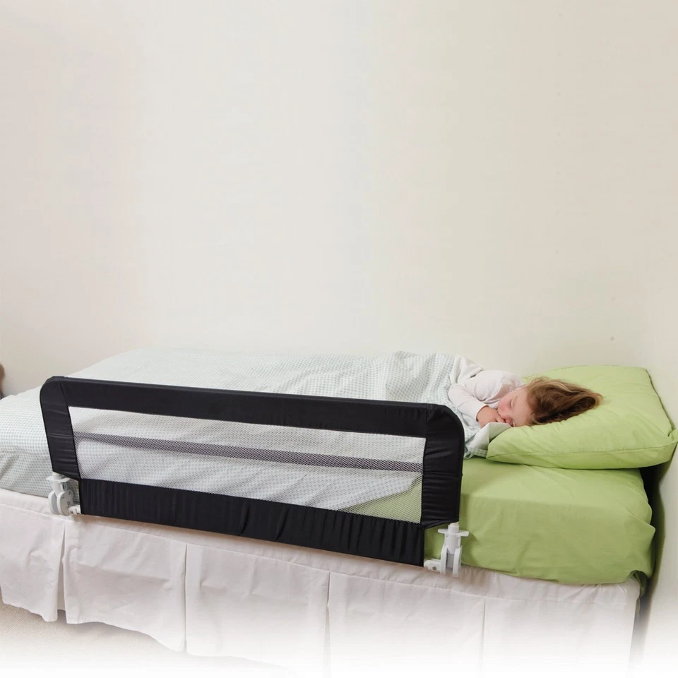 Riel de cama Dreambaby Harrogate para infato a niño pequeño, azul marino, extra largo Foto 2 de 4