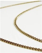 New Gold  Double Zoot Gangster Pachuco Chain Clips included  Great Quality 