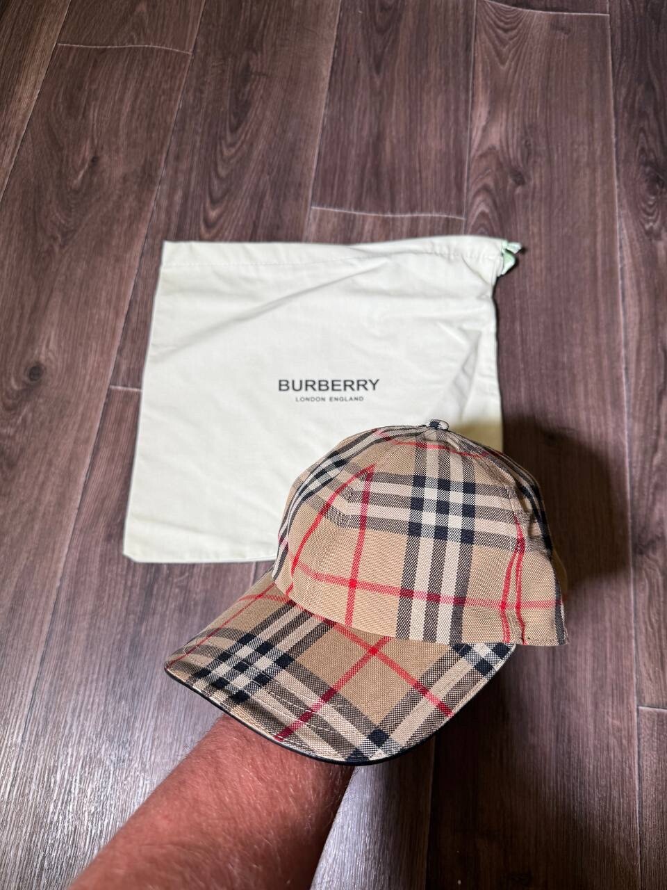 Burberry Classic Monogram Multicolor Baseball Cap - image 1