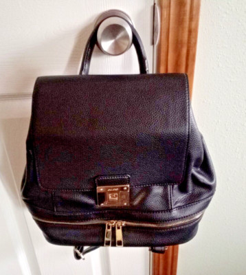 Aldo Black Faux Leather Small Backpack Fashion Bag | eBay Aldo Black Faux Leather Small Backpack Fashion Bag | eBay