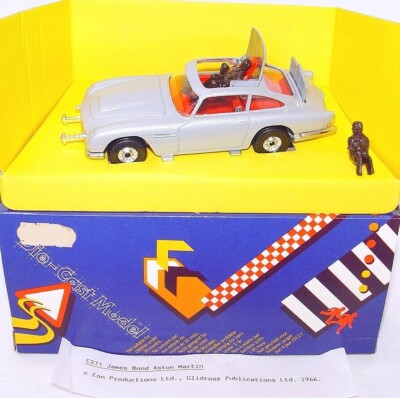 Corgi Toys 1:36 JAMES BOND 007 ASTON MARTIN DB.5 #271/1 + Slip! #2