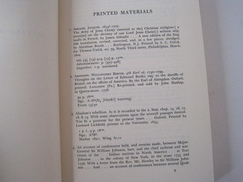 Americana of the Pequot Library: Catalogue of... HC 1960 Yale University Library - Picture 13 of 19