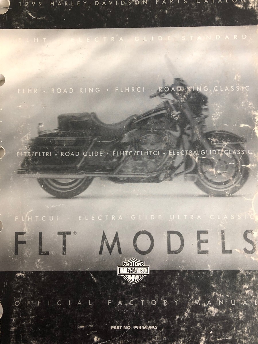 HARLEY DAVIDSON Motorcycle 1999 FLT OEM PARTS CATALOG MANUAL BOOK