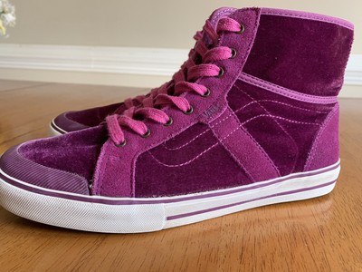 pink velvet vans