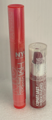 NYC New York Color Smooch Proof Lip Stain 16H #503 Unstoppable Red + BONUS