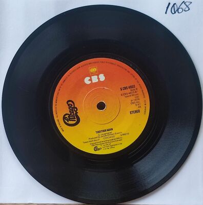 Together Again / If You Leave Me Now by Chicago - Single 7  Vinyl