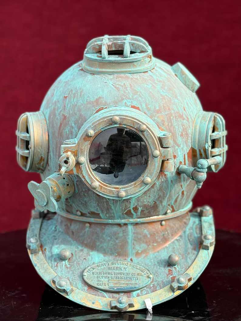 Casco De Buceo Para Buceadores De Profundidad | Escafandra Náutica Boston