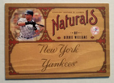 Bernie Williams 2005 Donruss Leather & Lumber Naturals 069/100 Yankees #N-2 A2